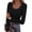 Black, variant on PRETTYGARDEN Womens Long Sleeve Tops Casual Fall Fashion Lace Square Neck Fitted Ribbed Knit Tee Shirts Winter Clothing