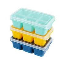 Silicone Ice Cube Tray with Lid - 24 Compartments, Food-Grade Material, Easy Release and Freezing