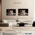 thumbnail image 4 of Elephant Stock Sad Bulldog Wall Art - Horizontal Canvas Wall Art - Living Room Wall Decor - Animal Canvas - Black And Orange Decor - 48" x 32", 4 of 8