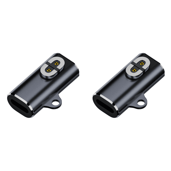 Peggybuy For iOS To Magnetic Adapter Charger Adapter for SHOKZ Headphones(Middle Bend)