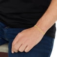 thumbnail image 2 of 10k Yellow Gold 7mm Lite Figaro Chain Link Bracelet or Anklet, 2 of 5