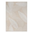 thumbnail image 2 of World Rug Gallery Distressed Palm Leaves Textured Flat Weave Indoor/Outdoor Area Rug - NATURAL 5' X 7', 2 of 9