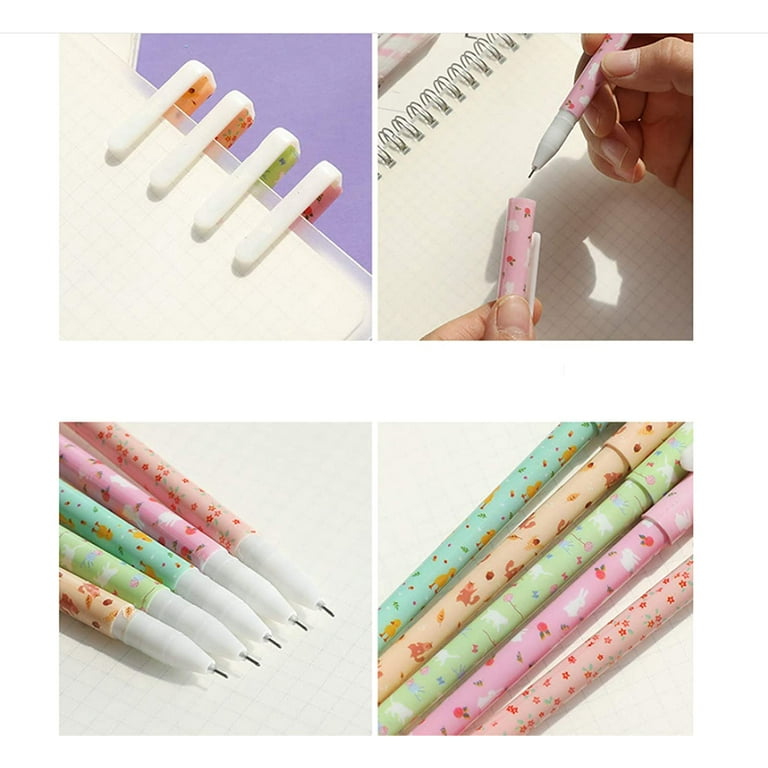 Toshine Cute Color Pens for Women Colorful Gel Ink Pen Set Unicorn Flamingo Pens Multicolor Gel Ink Roller Ball Pens for Kids Girls Children