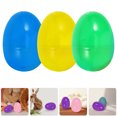 thumbnail image 2 of KAKOWELY 60 huevos de Pascua de plástico rellenables, diseño realista de huevo falso, adecuados para decoración de fiestas de Pascua, cajas de dulces y chocolates, fáciles de abrir., 2 of 4