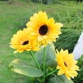 thumbnail image 5 of Lámpara solar de inserción para exteriores, lámpara de girasol de simulación a prueba de agua, lámpara decorativa para jardín, lámpara solar para césped, 5 of 5