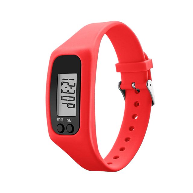 LCD Wrist Watch Pedometer Sports Step Distance Calorie Digital Bracelet R2I4