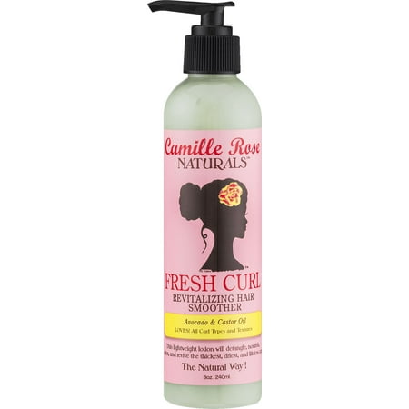 Camile Rose Fresh Curl Revitalizing Hair Smoother with Avocado Oil & Castor Oil, 8oz