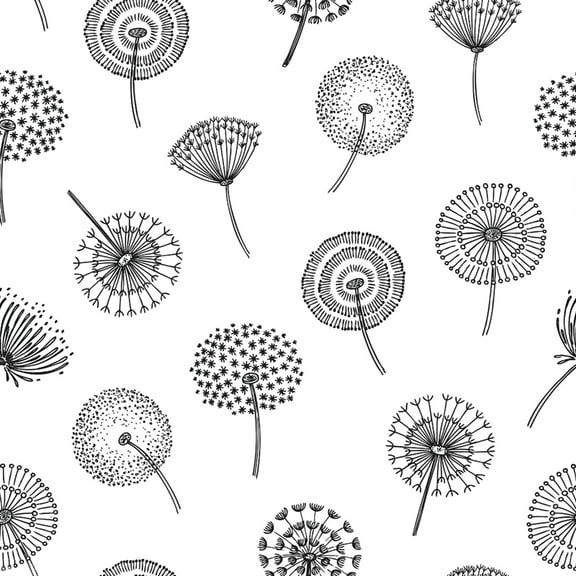 AOOOWER Silicone Clear Stamp Dandelions Background Transparent Seal DIY Card Making Decor