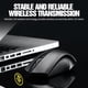 thumbnail image 2 of Q2 1200dpi USB Silent Mouse Computer PC 2.4G Wireless Mute Mouse (Negro) Hugtrwg Nuevos Originales, 2 of 9
