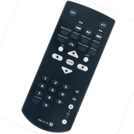 RM-X170 Replacement Remote Control for Sony Media Receiver XAV-AX3200 XAV-AX210