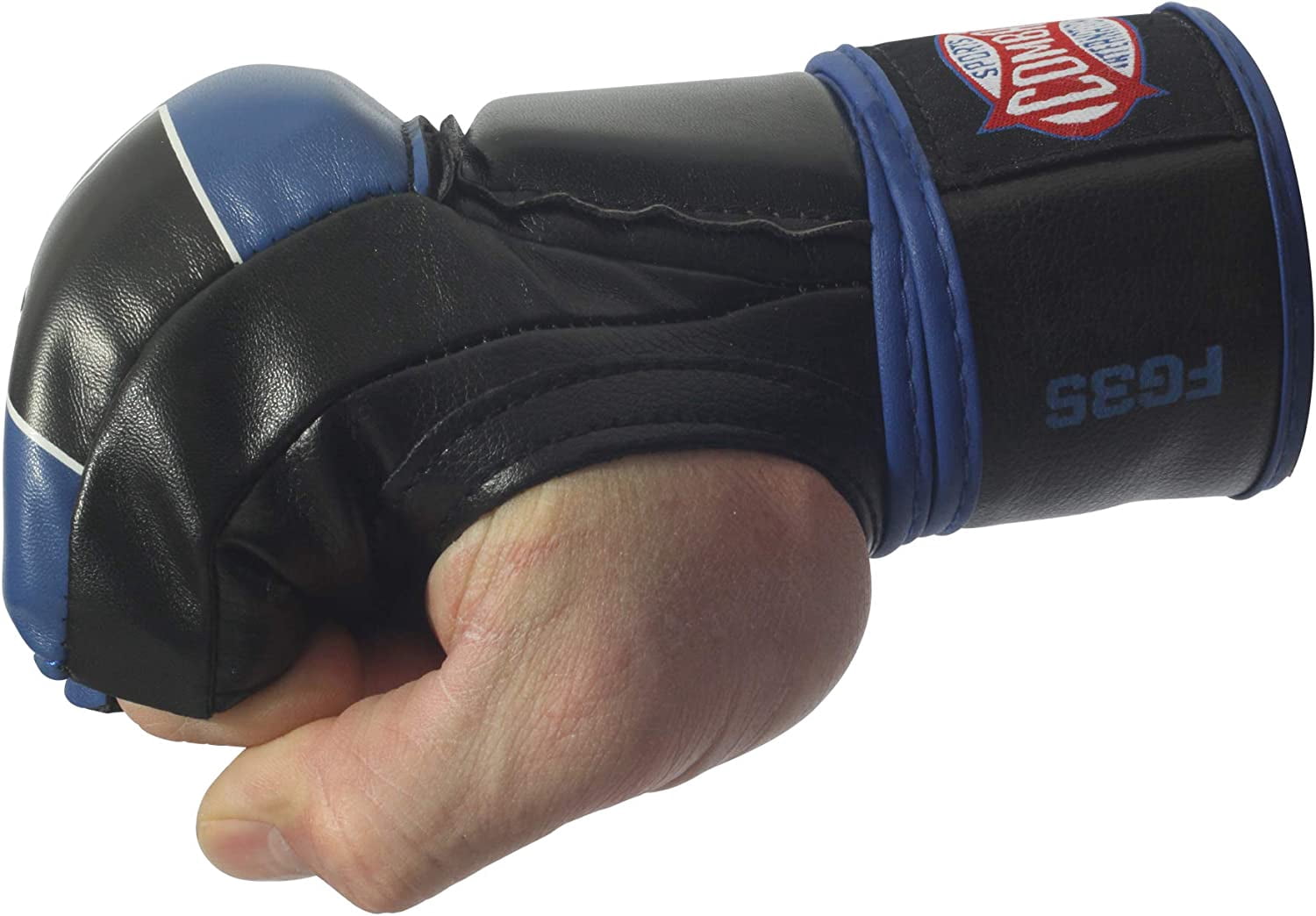 Combat Sports Pro Style MMA Gloves Grappling Sparring Kickboing Muay Thai Punching Bag Training Youth Large Black