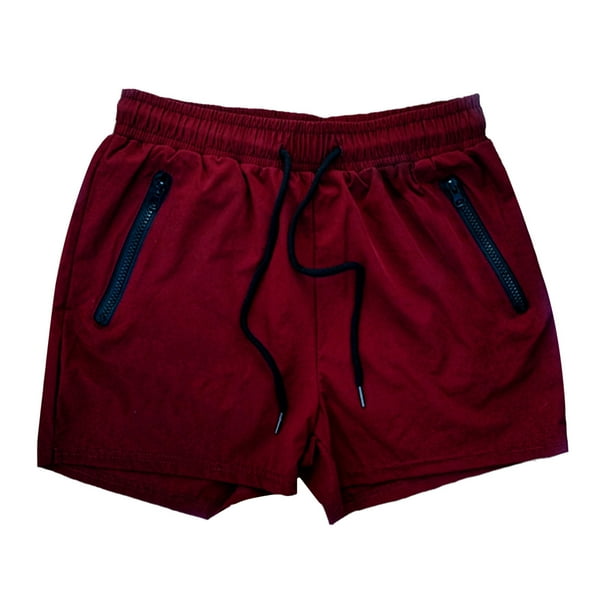 Pantalones cortos deportivos para hombre: pantalones finos de verano de secado rápido con cordón, adecuados para el gimnasio, el fitness y actividades al aire libre