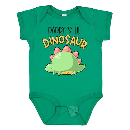 

Inktastic Daddy s Lil Dinosaur with Cute Stegosaurus Gift Baby Boy or Baby Girl Bodysuit