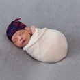 thumbnail image 5 of Zufioo Purple-Red Skull Baby Beanie Hats Soft Knotted Caps for Infant Baby Girls Boys Caps 0-6 Months, 5 of 5