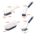 thumbnail image 4 of Juego de cepillos de limpieza multiusos, 4 piezas, juego de fregado, empuñaduras, cepillo para platos, cepillo para esquinas, cepillo de limpieza para Kithchen, baño, tocador, 4 of 8