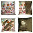 thumbnail image 1 of EREHome Happy birthday set Pillow Case Home Decor Cushion Cover 18x18 Inch, 1 of 2