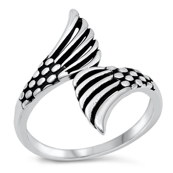 Mermaid Tails Spoon Ring .925 Sterling Silver Band Jewelry Female Male Unisex Size 8
