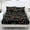 Black Light Bow, variant on Glofpot 3 Piece Fitted Sheet Set With 2 Pillowcases For Bedroom Blue White Argyle Diamond Lattice Snowflake Geometric Christmas Holiday Print