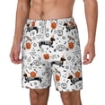 thumbnail image 2 of Uemuo Halloween Dachshund Pattern Mens Swim Trunks Quick Dry Board Shorts with Mesh Lining, Stretch Beach Shorts Quick Dry No-Chafing Board Shorts-Large, 2 of 9