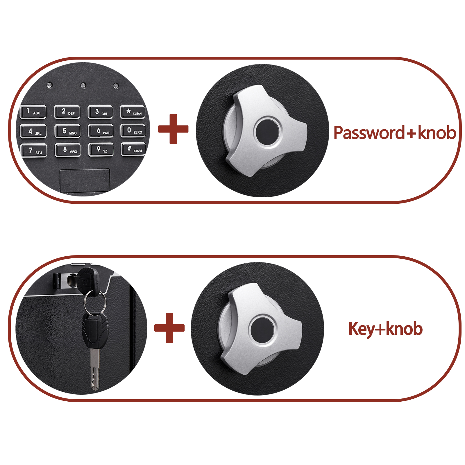 Gun Safe Cabinet,KEPMOVEU 5 Gun Safes for Home Rifles and Pistols,Quick Access Rifle Safe by Digital Keypad,Gun Cabinet with Lock Box Alarm System Adjustable Shelf for Home,Office