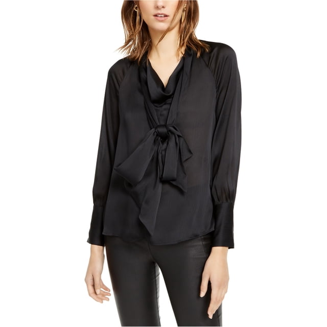 INC Blusa sin mangas para mujer, color negro, talla mediana