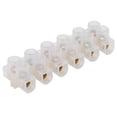 thumbnail image 3 of 20Pcs Terminal Block Through‑Type Flame‑Retardant Industrial Wire Connector Supplies 20A6‑in‑6‑out, 3 of 5