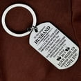 thumbnail image 1 of pstuiky Keychain Rings Titanium Steel Keychain for Father'S Day Birthday Present Stainless Keychai, 1 of 2