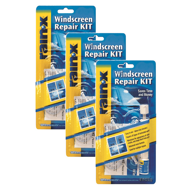 RainX 600001 Windshield Repair Kit (3 Pack)