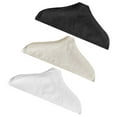 thumbnail image 6 of Raindrops 3pcs Clothes Hanger Guard Beige Cotton Linen Blend Anti-slip Protector for Women, 6 of 8
