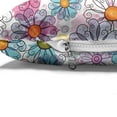 thumbnail image 4 of Flower Pet Bed, Retro Spring Floral Pattern Grunge Funky Style Inspired Colorful Daisies Bohemian, Resistant Pad for Dogs and Cats Cushion with Removable Cover, 24" x 39", Multicolor, by Ambesonne, 4 of 4