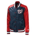 thumbnail image 2 of Women's Starter Navy Washington Nationals The Legend Full-Snap Jacket, 2 of 5