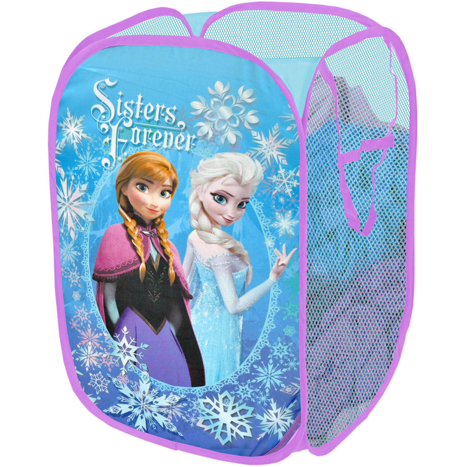 Disney Frozen "Sisters Forever" Collapsible Storage Pop Up Hamper