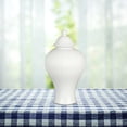 thumbnail image 3 of Classical Ceramic Ginger Jar Display with Lid Flower Vase for Living Room, 3 of 8