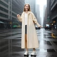 thumbnail image 6 of Ksruee Rain Ponchos for Adults Long Adults Rain Poncho with Sleeves Lightweight Trench Coats with Adjustable Drawstring Jacket for Cycling Backpacking Camping special, 6 of 9
