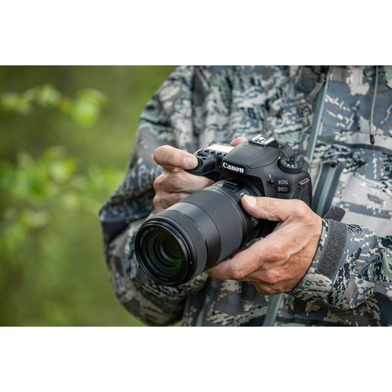 Canon EOS 90D 33 Megapixel Digital SLR Camera with Lens, 0.71, 5.31,  Black 