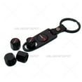 thumbnail image 2 of Black Car SUV Wheels Tire Valves Dust Stems Air Caps Keychain Ring Type R Emblem, 2 of 6