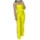 thumbnail image 2 of Puntoco Moda Mujer Verano Cuello Cuadrado Sólido Casual Sin Mangas top+Pantalón Conjunto Liquidación Puntoco Puntoco-3921, 2 of 6