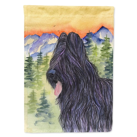 Briard Garden Flag