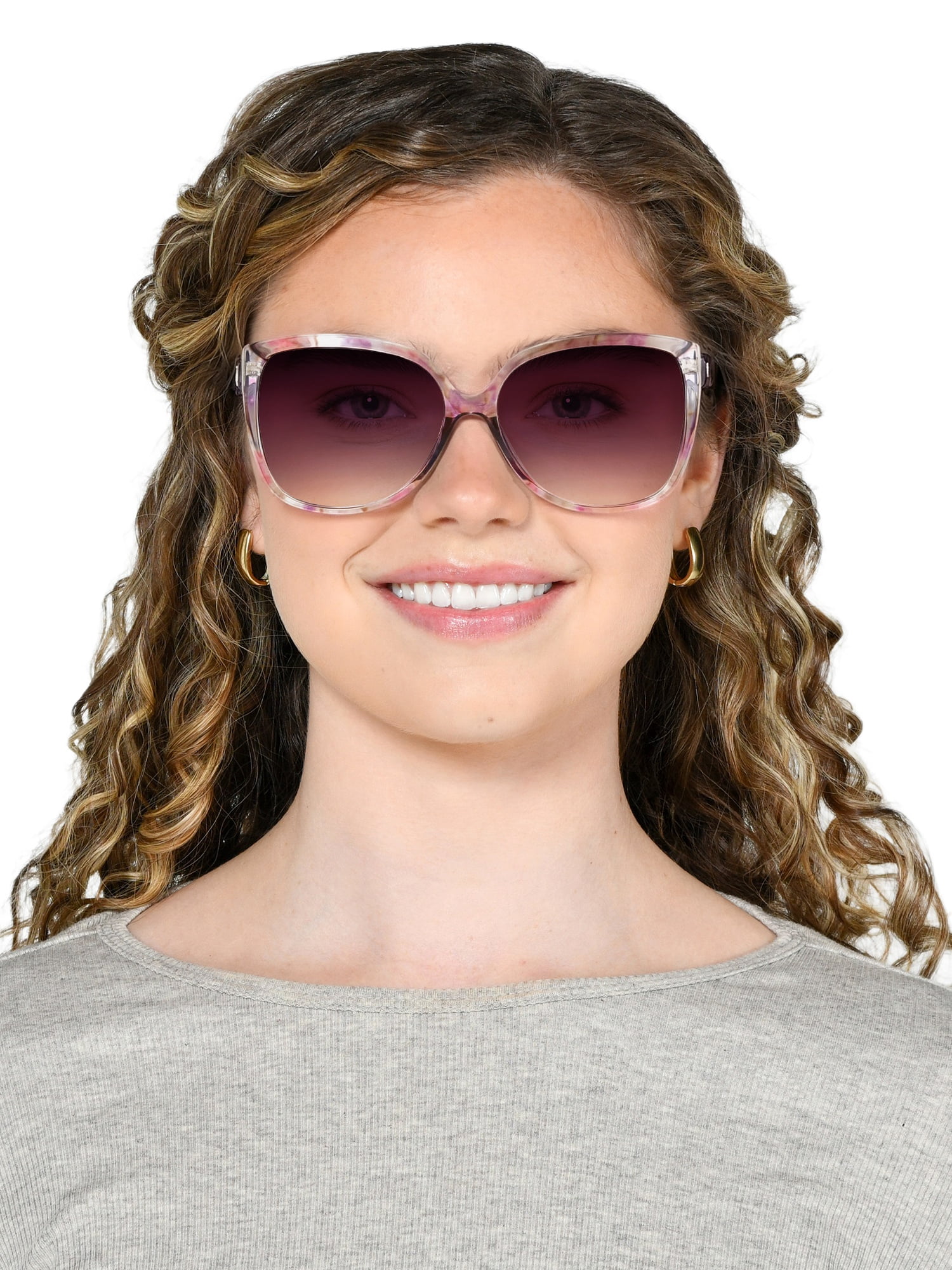 Sunsentials by Foster Grant® Purple Cat Eye Women's Sunglasses