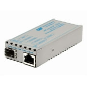 miConverter 10/100/1000 Gigabit Ethernet Fiber Media Converter RJ45 SFP