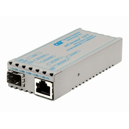 miConverter 10/100/1000 Gigabit Ethernet Fiber Media Converter RJ45 SFP