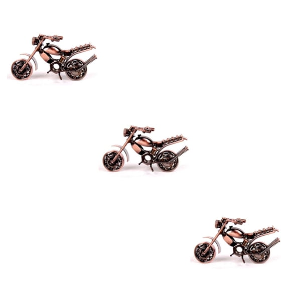 Modelo de Motocicleta Posable Naiovety Hierro Bronce Antiguo 14 Type1 NO1