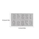 thumbnail image 5 of Naiovety Moldes de fondant A-Z Letras en inglés Molde en relieve Herramientas de decoración de pasteles Fundición de dulces Die Celebration Capital / Cocina y Comedor Número/Gris claro Naiovety HA062186-06B, 5 of 6