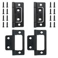 thumbnail image 1 of Bisagras para puerta SDTC Tech de 5 x 2 cm, negras, paquete de 4 con tornillos, 1 of 7