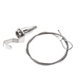 thumbnail image 4 of Unique Bargains Adjustable Picture Hanging Wire Kit 1M Electroplating Load 66lbs 4Pack, 4 of 5