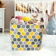 thumbnail image 5 of Hauiodp Rectangle Storage Baskets, Dirty Clothes Collapsible Waterproof Storage Basket, Canvas Fabric Organizer Bin for College Dorms, Children Bedroom, Bathroom, 5 of 6