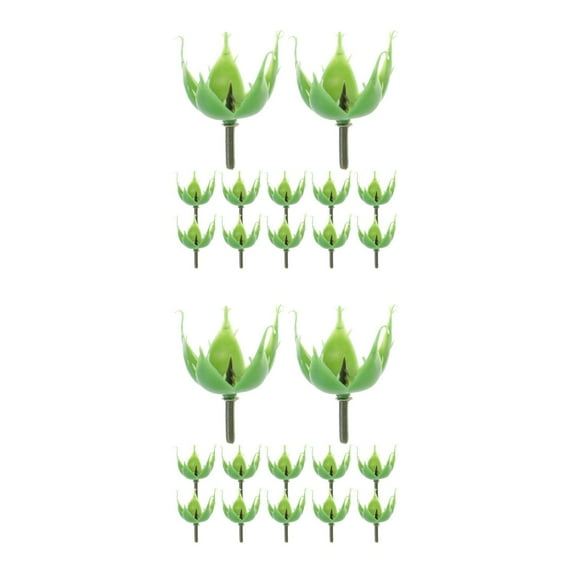 FRCOLOR 400 pcs Artificial Floral Receptacle Flower Calyx Preserved Flower Leaves Fake Rose Flower Receptacles Fake Flower Sepals Accessories Diy Flower Calyxes Supplies