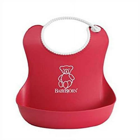 Babybjörn Soft Bib Red