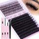 thumbnail image 1 of Lash Clusters Kit CORUSCATE 100D, extensión para pestañas largas, 1 of 7