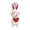 Heart, variant on Cute Plush Bunny Keychain, Soft Rabbit Keyring Pendant for Girl